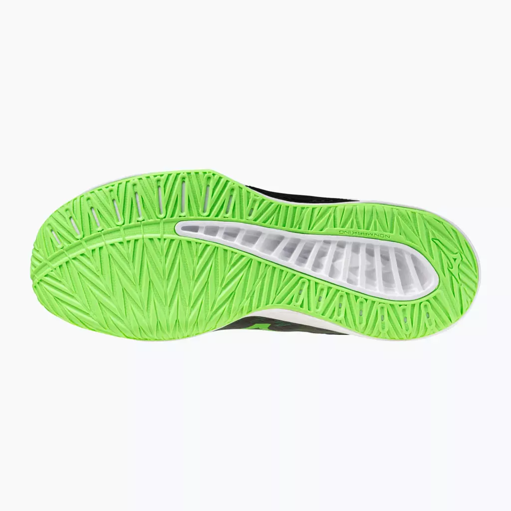 Кроссовки волейбольные Mizuno Lightning Select black/jasmine green
