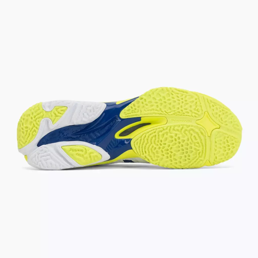 Кроссовки волейбольные Mizuno Wave Lightning Elite white/lighting yellow/dazzling blue