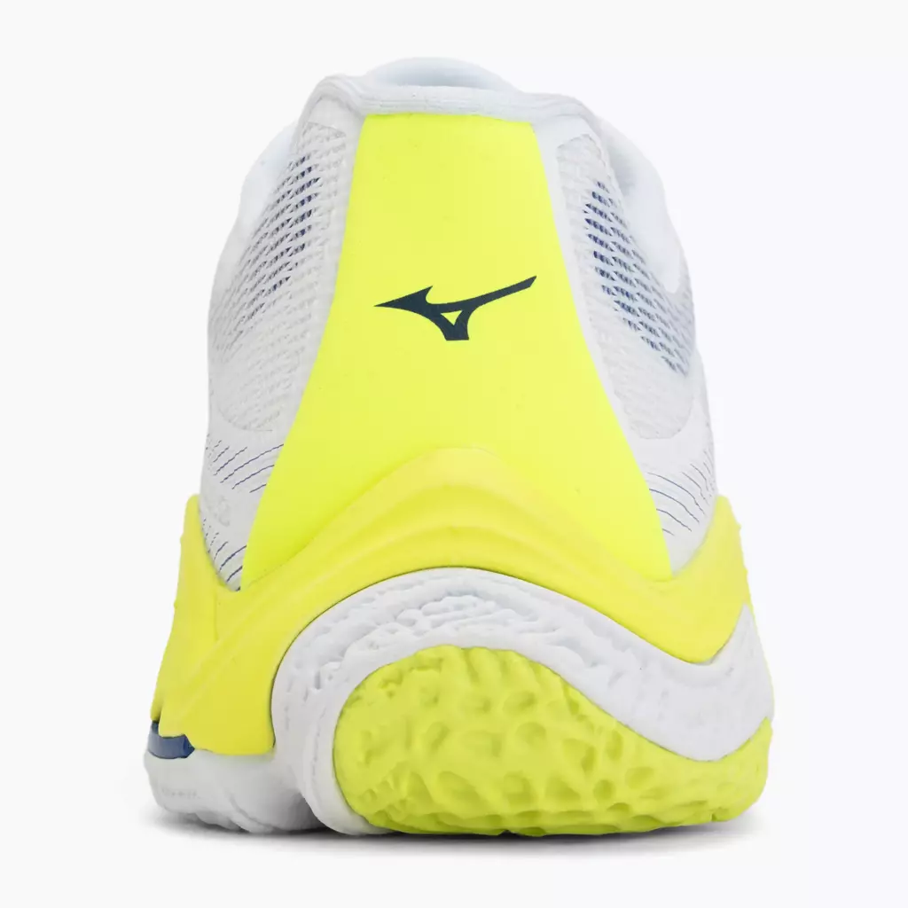Кроссовки волейбольные Mizuno Wave Lightning Elite white/lighting yellow/dazzling blue