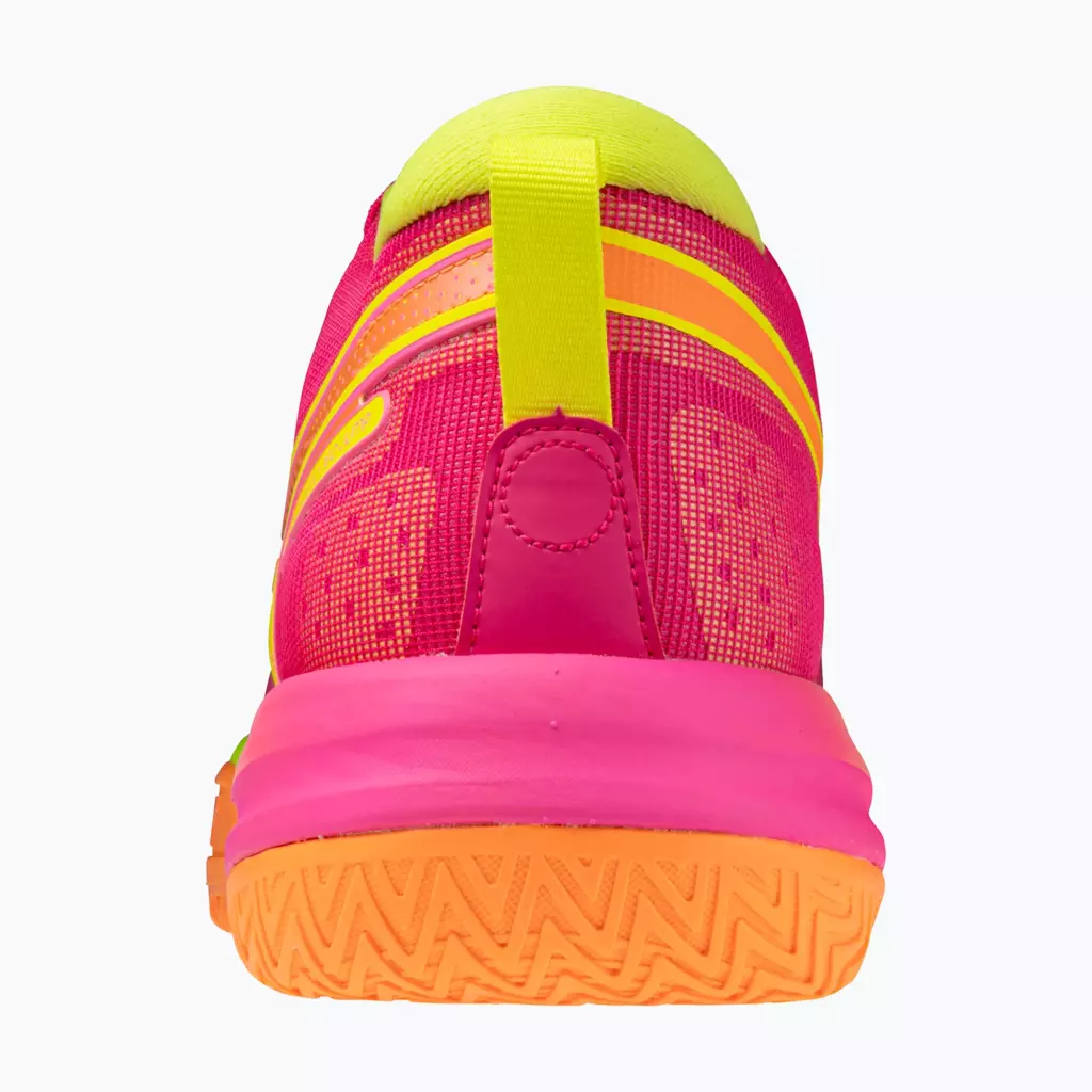 Кроссовки волейбольные Mizuno Neo Jump pink tetra/fortune yellow/light