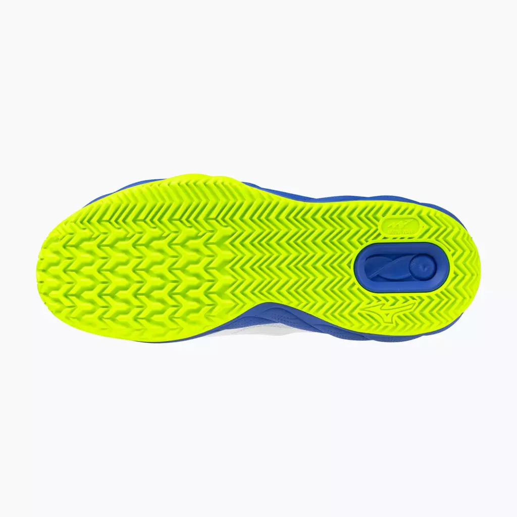Теннисные кроссовки Mizuno Wave Enforce Court CC white/dazzling blue/ lightning