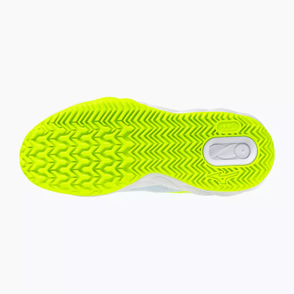 Женские Теннисные кроссовки Mizuno Wave Enforce Court CC W ice water/lightning yellow/ancient