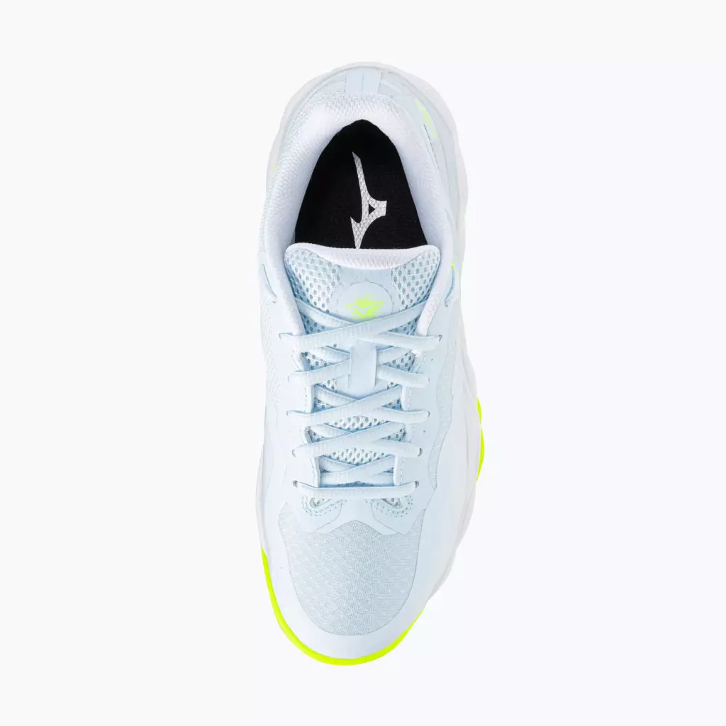 Женские Теннисные кроссовки Mizuno Wave Enforce Court CC W ice water/lightning yellow/ancient