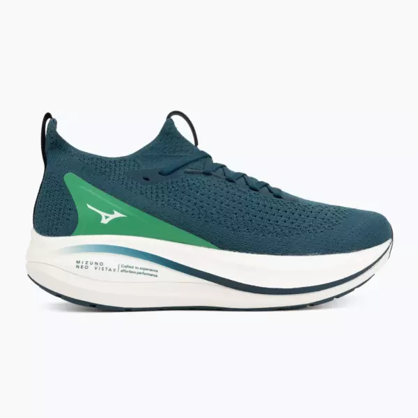 Кроссовки для бега Mizuno Neo Vista 2 reflecting pond/white/goblin green