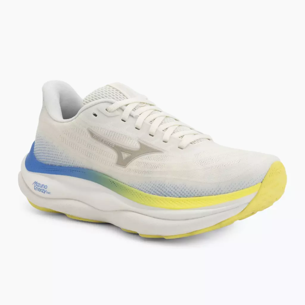 Женские Кроссовки для бега Mizuno Wave Sky 9 snow white/silver birch/ultramarine