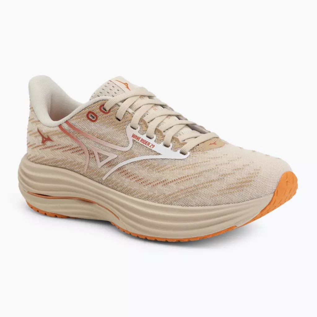 Женские Кроссовки для бега Mizuno Wave Rider 29 summer sand/white/autumn sunset