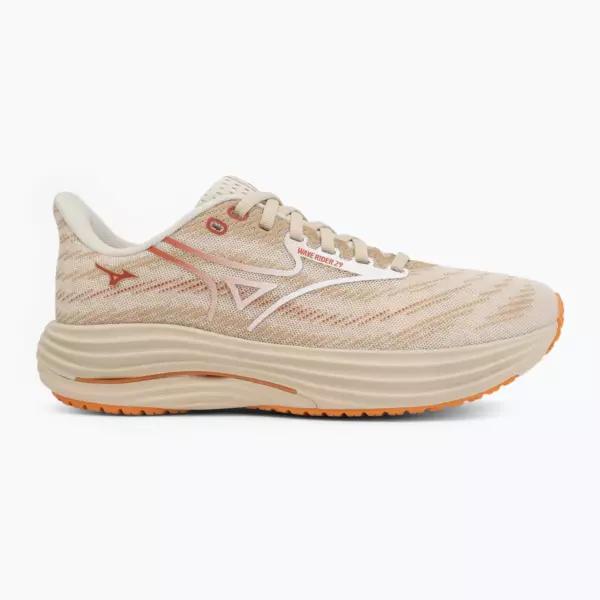 Женские Кроссовки для бега Mizuno Wave Rider 29 summer sand/white/autumn sunset