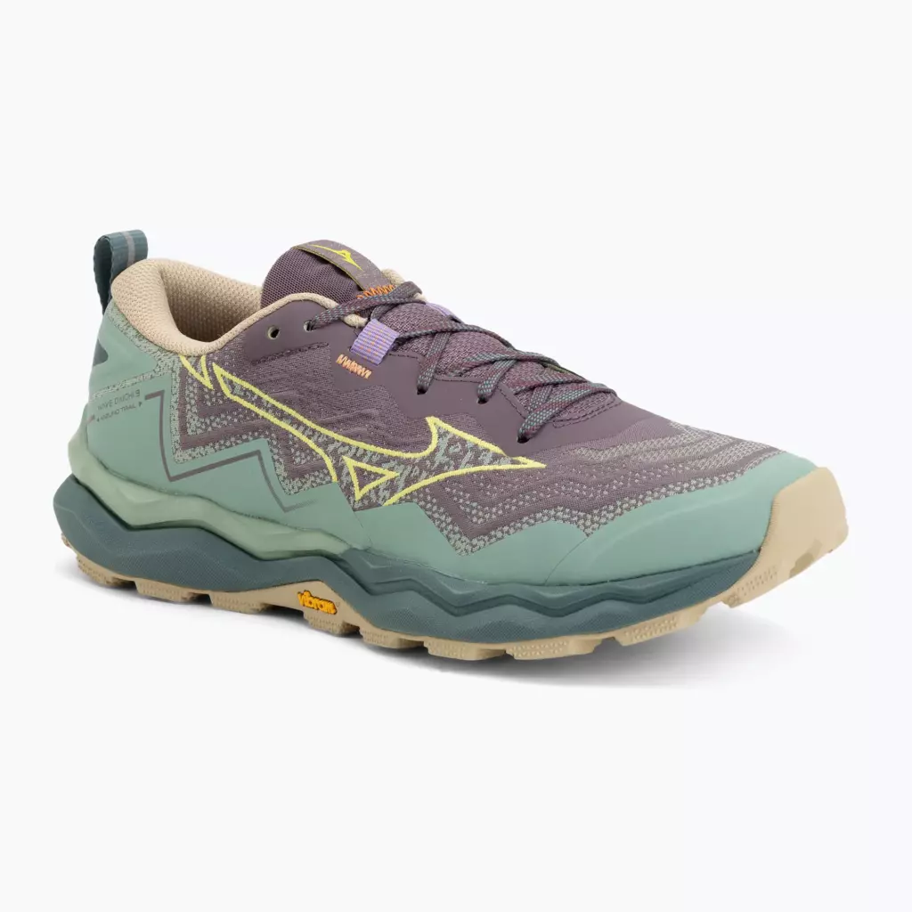 Женские Кроссовки для бега Mizuno Wave Daichi 9 granite green/fortune yellow