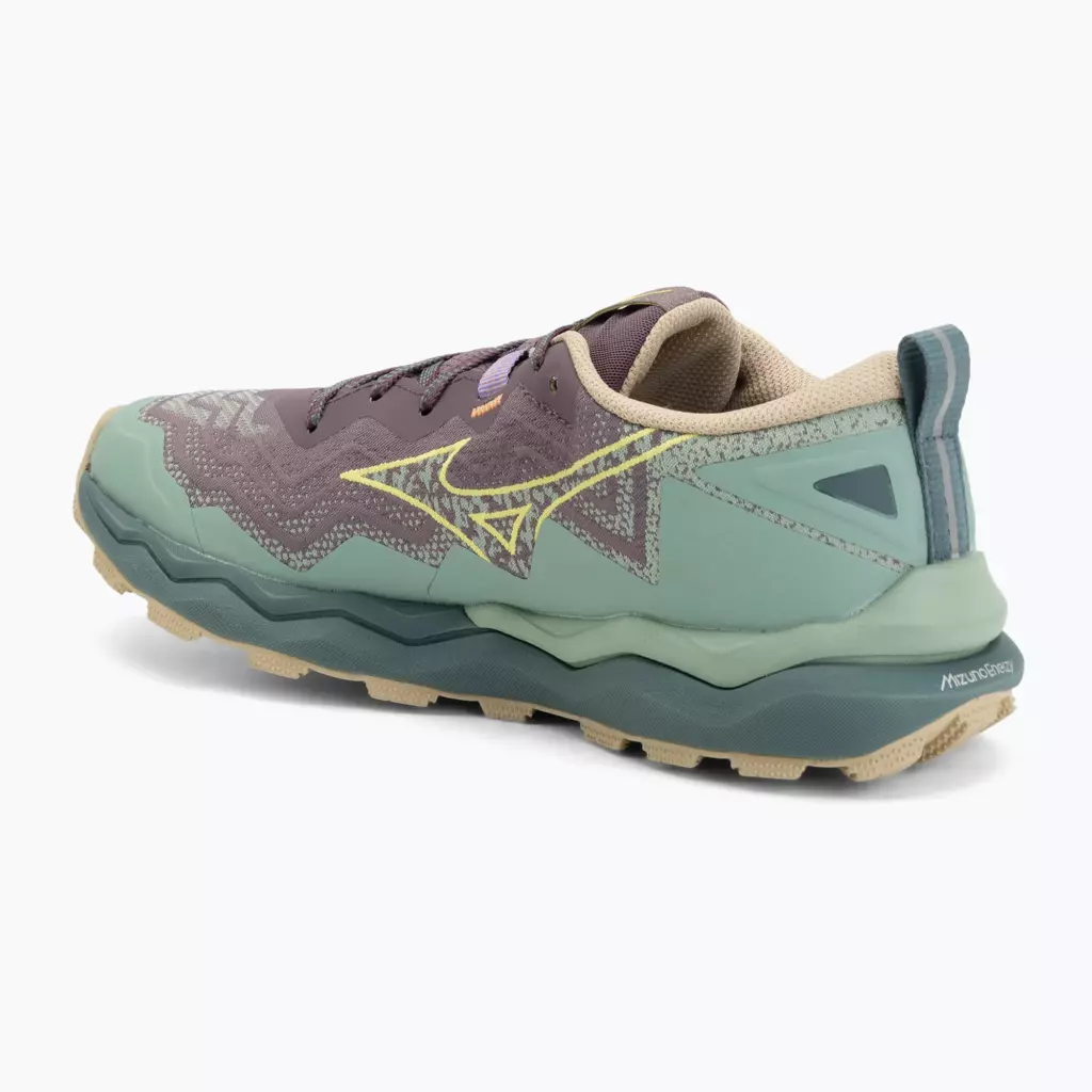Женские Кроссовки для бега Mizuno Wave Daichi 9 granite green/fortune yellow
