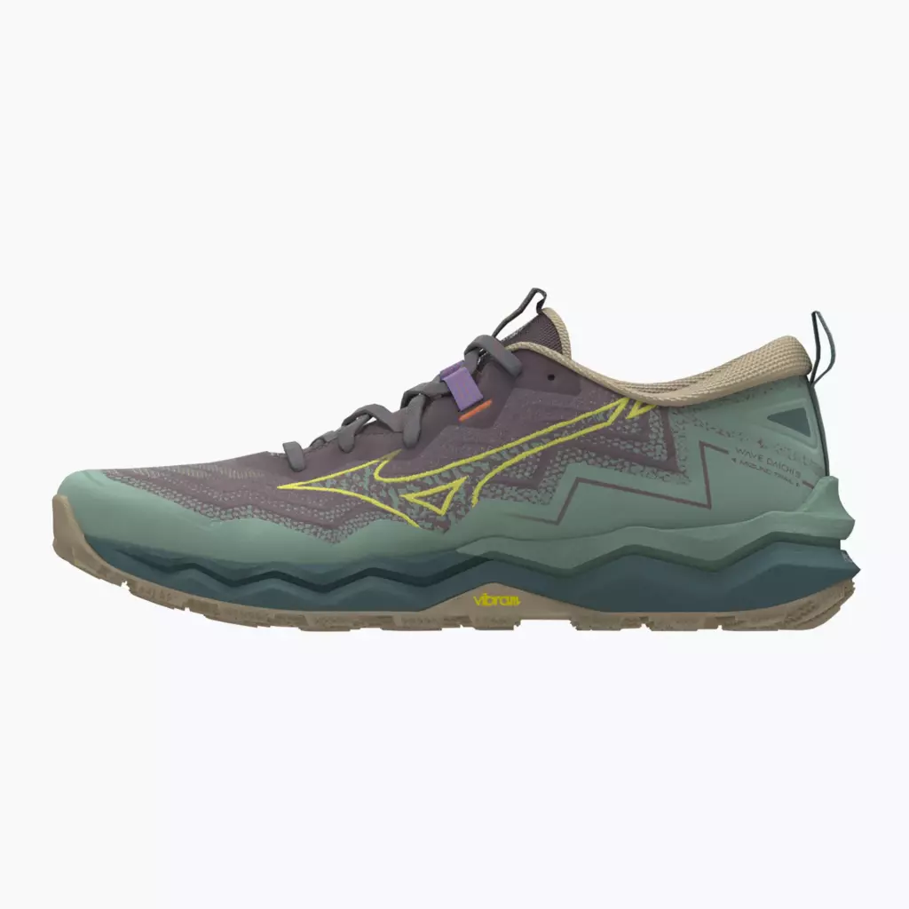 Женские Кроссовки для бега Mizuno Wave Daichi 9 granite green/fortune yellow