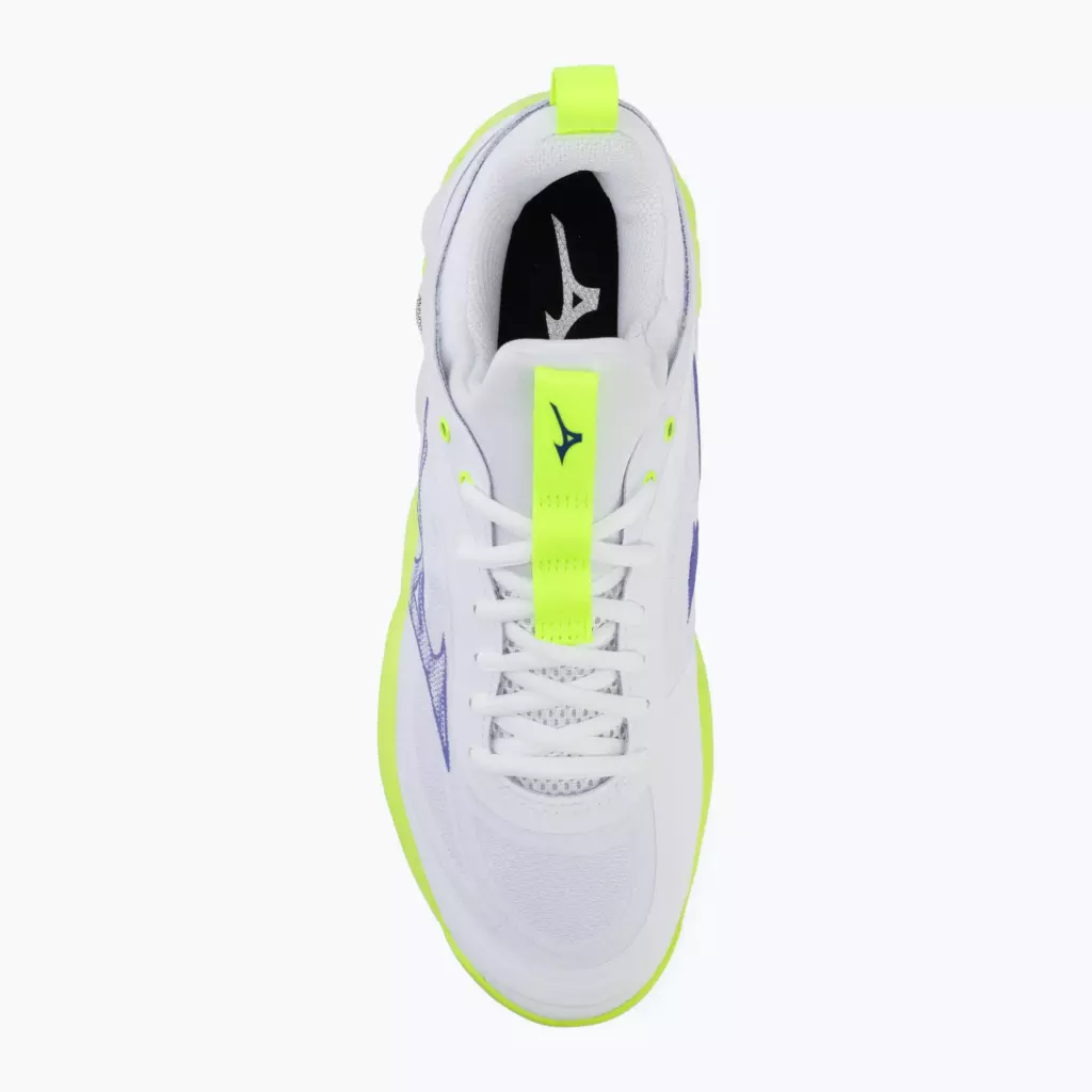 Кроссовки волейбольные Mizuno Wave Luminous 3 white/lightning yellow/dazzling blue