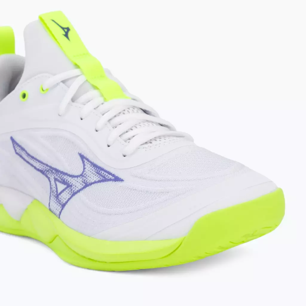 Кроссовки волейбольные Mizuno Wave Luminous 3 white/lightning yellow/dazzling blue