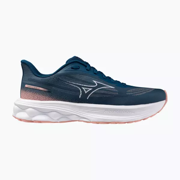 Женские Кроссовки для бега Mizuno Wave Skyrise 7 sailor blue/white/rose elegance