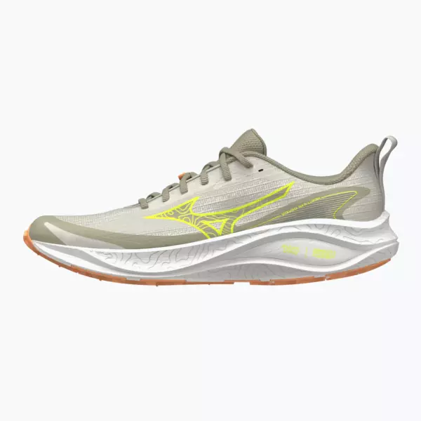 Женские Кроссовки для бега Mizuno Neo Lumina silver birch/lightning yellow