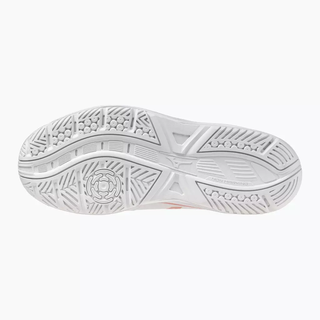 Женские Кроссовки волейбольные Mizuno Cyclone Speed 5 white/rose elegance/lava falls