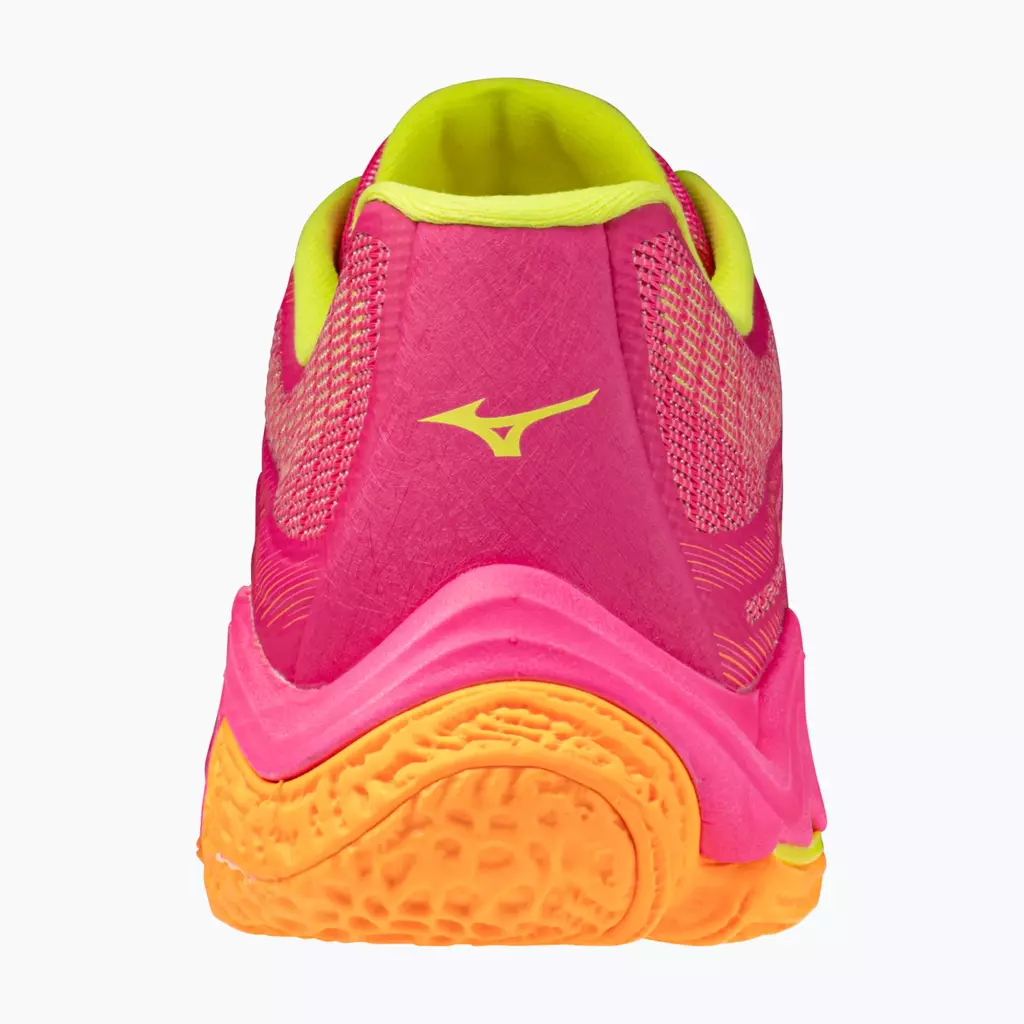 Кроссовки волейбольные Mizuno Wave Lightning Elite pink tetra/fortune yellow/ligh