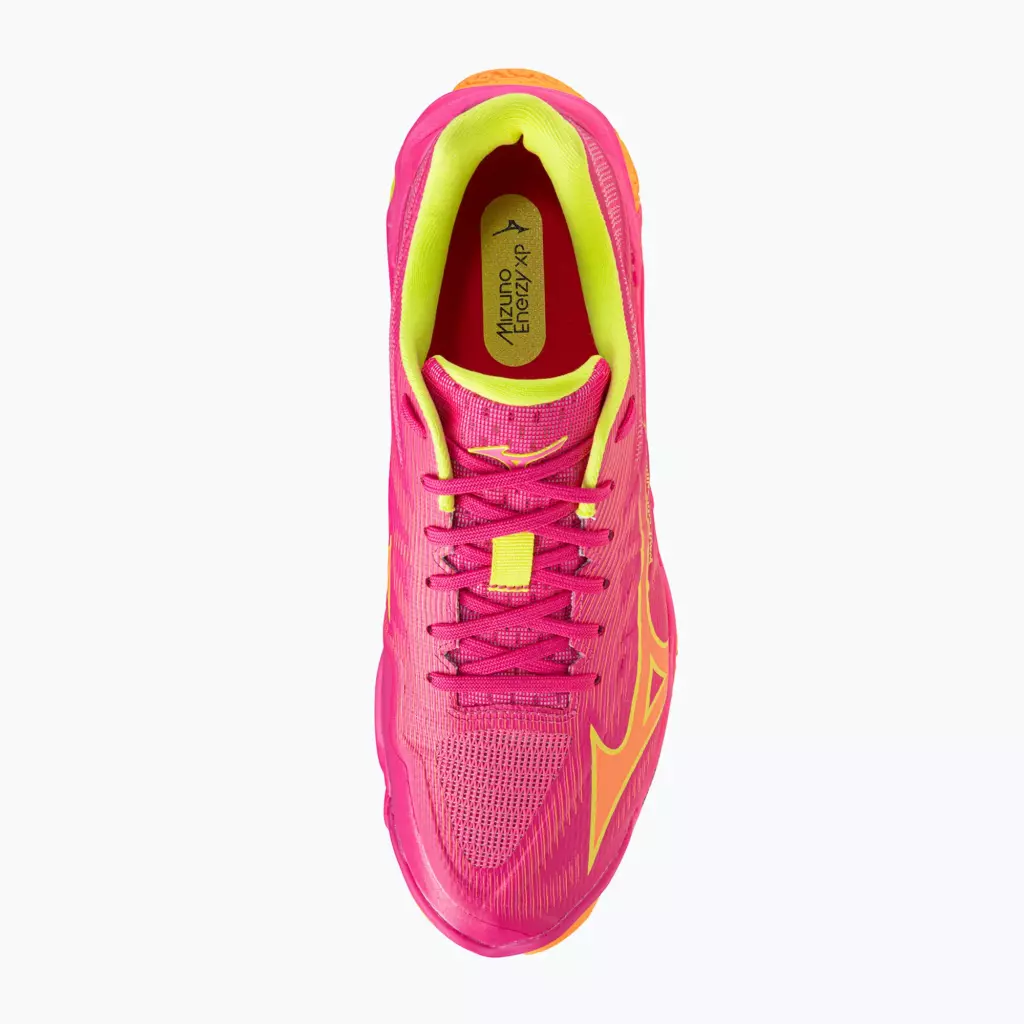 Кроссовки волейбольные Mizuno Wave Lightning Elite pink tetra/fortune yellow/ligh