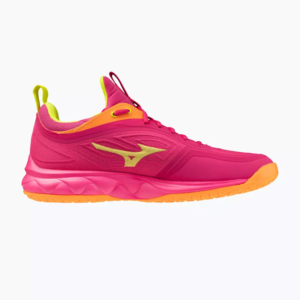 Кроссовки волейбольные Mizuno Wave Luminous 3 mugen pink tetra/fortune yellow/ligh
