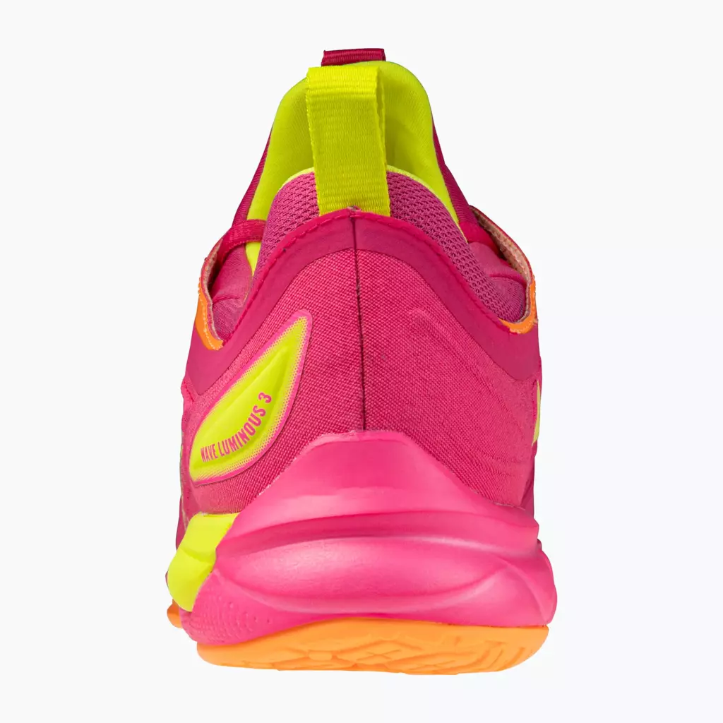 Кроссовки волейбольные Mizuno Wave Luminous 3 mugen pink tetra/fortune yellow/ligh
