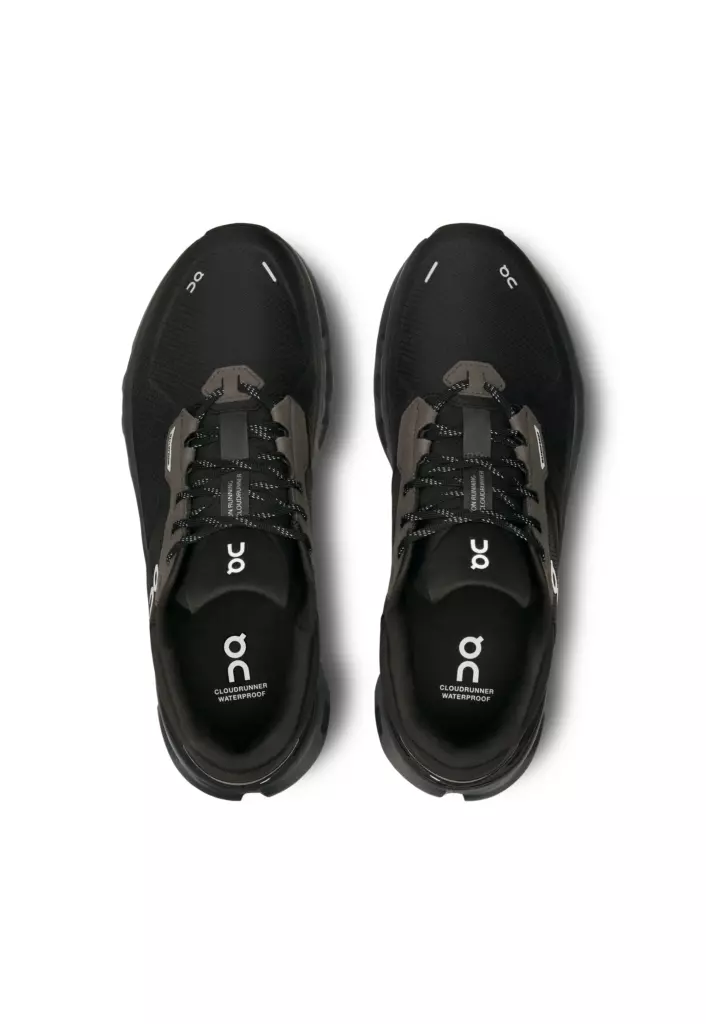 Кроссовки для бега On Cloudrunner 2 Waterproof magnet black