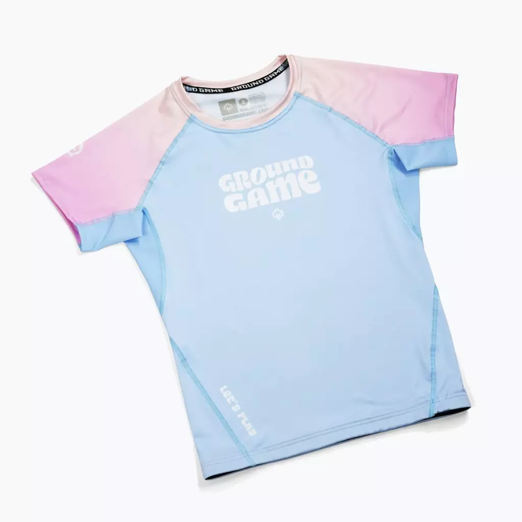 Женский Рашгард Ground Game Athletic светло-голубой