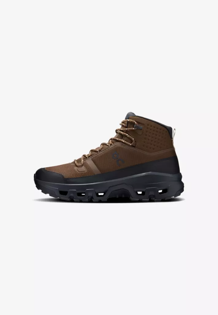 Ботинки On Cloudrock Mid Waterproof earth black