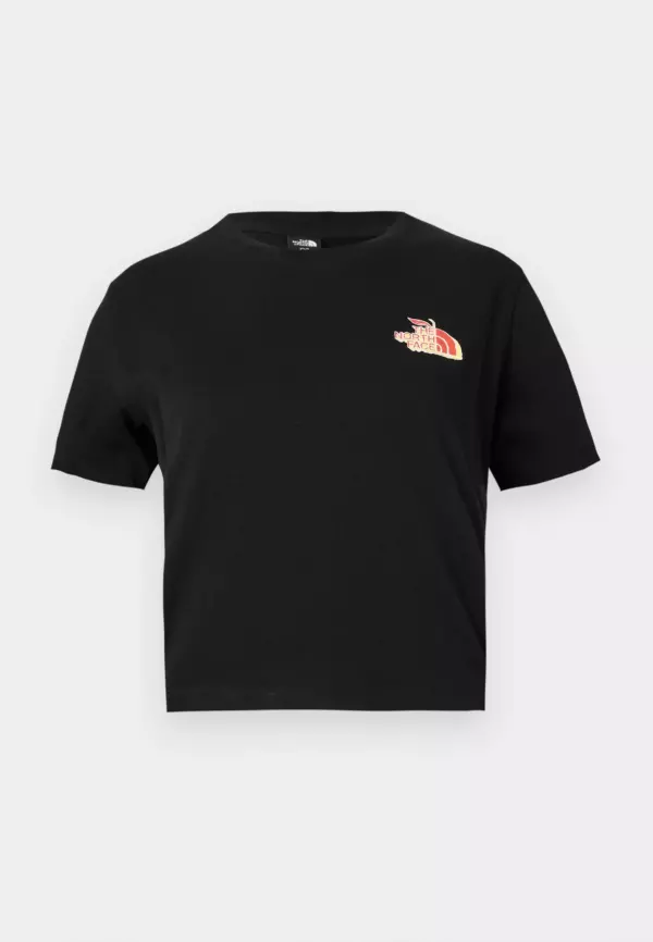 Женская Футболка The North Face - black