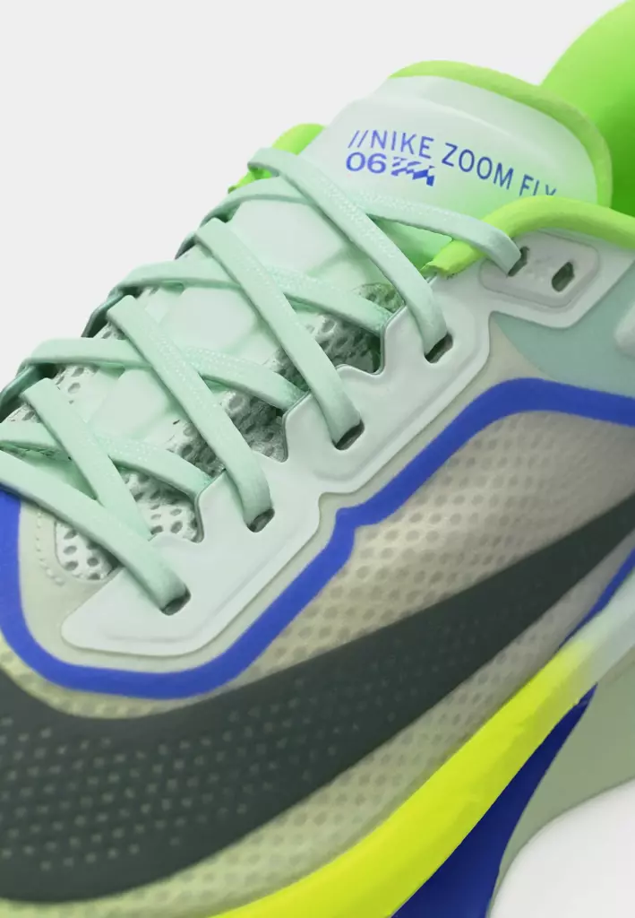 Кроссовки для бега Nike Zoom Fly 6 barely green/black spruce/volt ice/sapphire/volt tint/steam