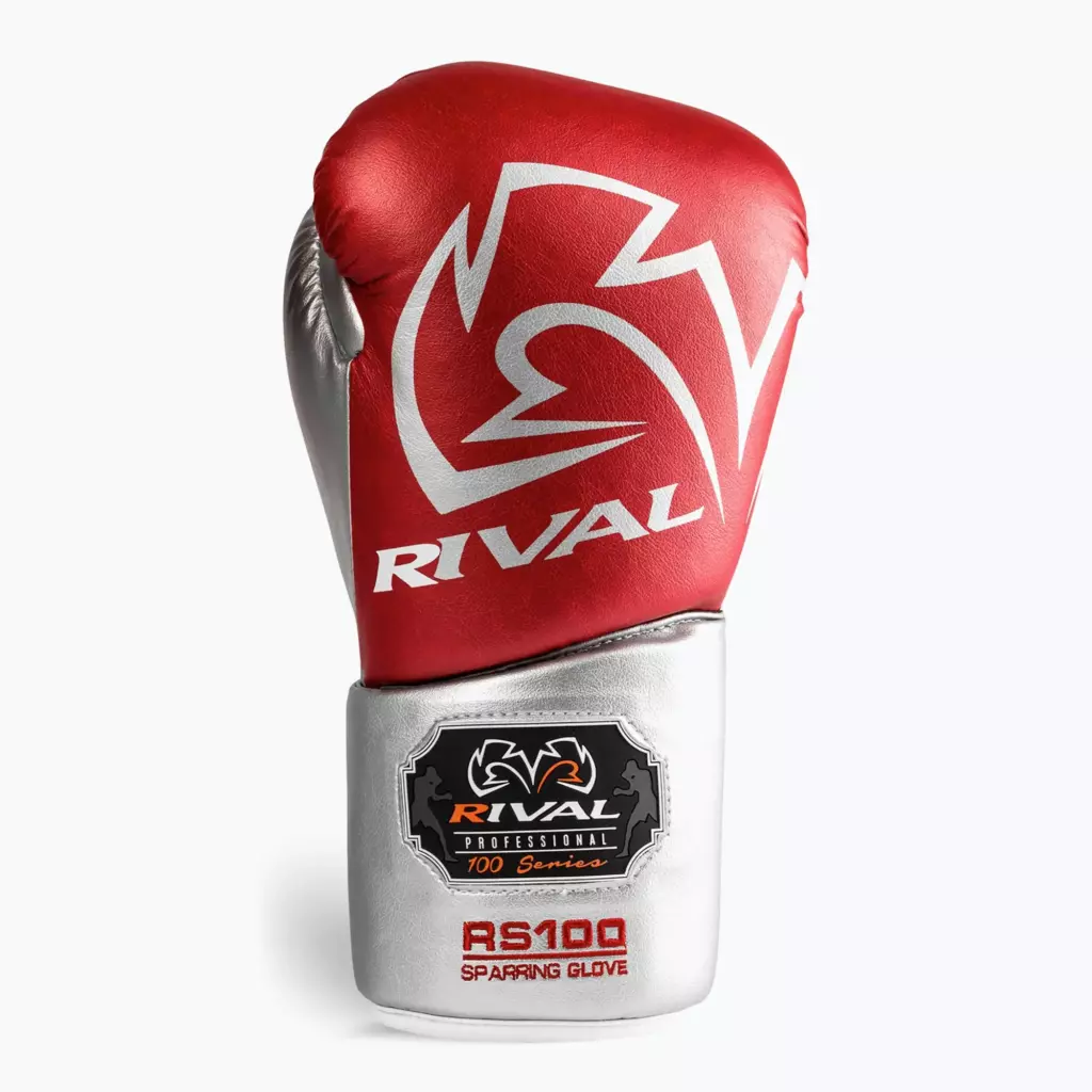 Боксёрские перчатки Rival RS100 Professional red/silver