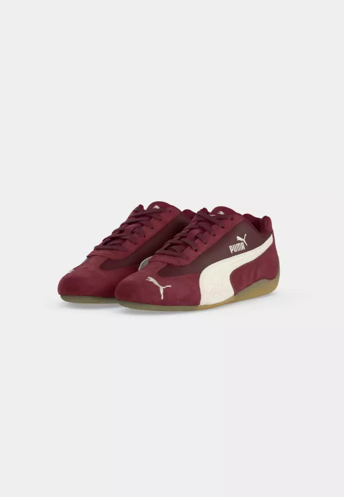 Кроссовки Puma SPEEDCAT UNISEX - ruby shimmer/warm white/coffee milk
