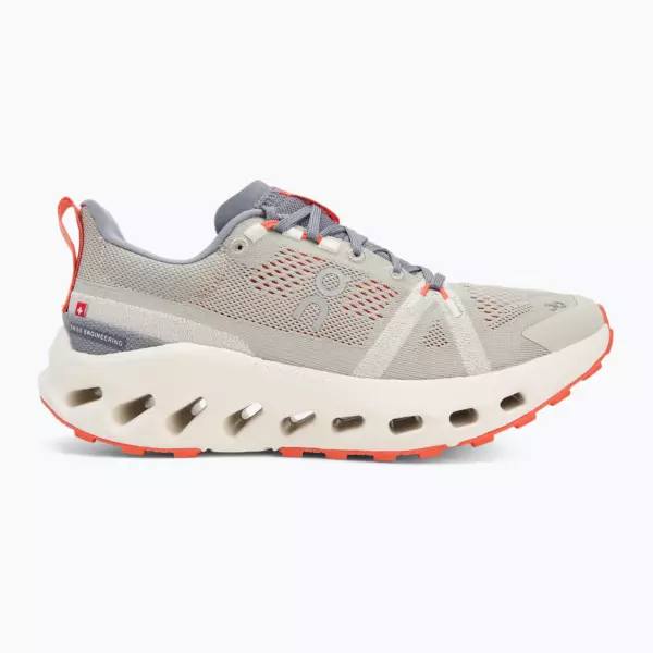 Женские Кроссовки для бега On Cloudsurfer Trail fossil/ivory