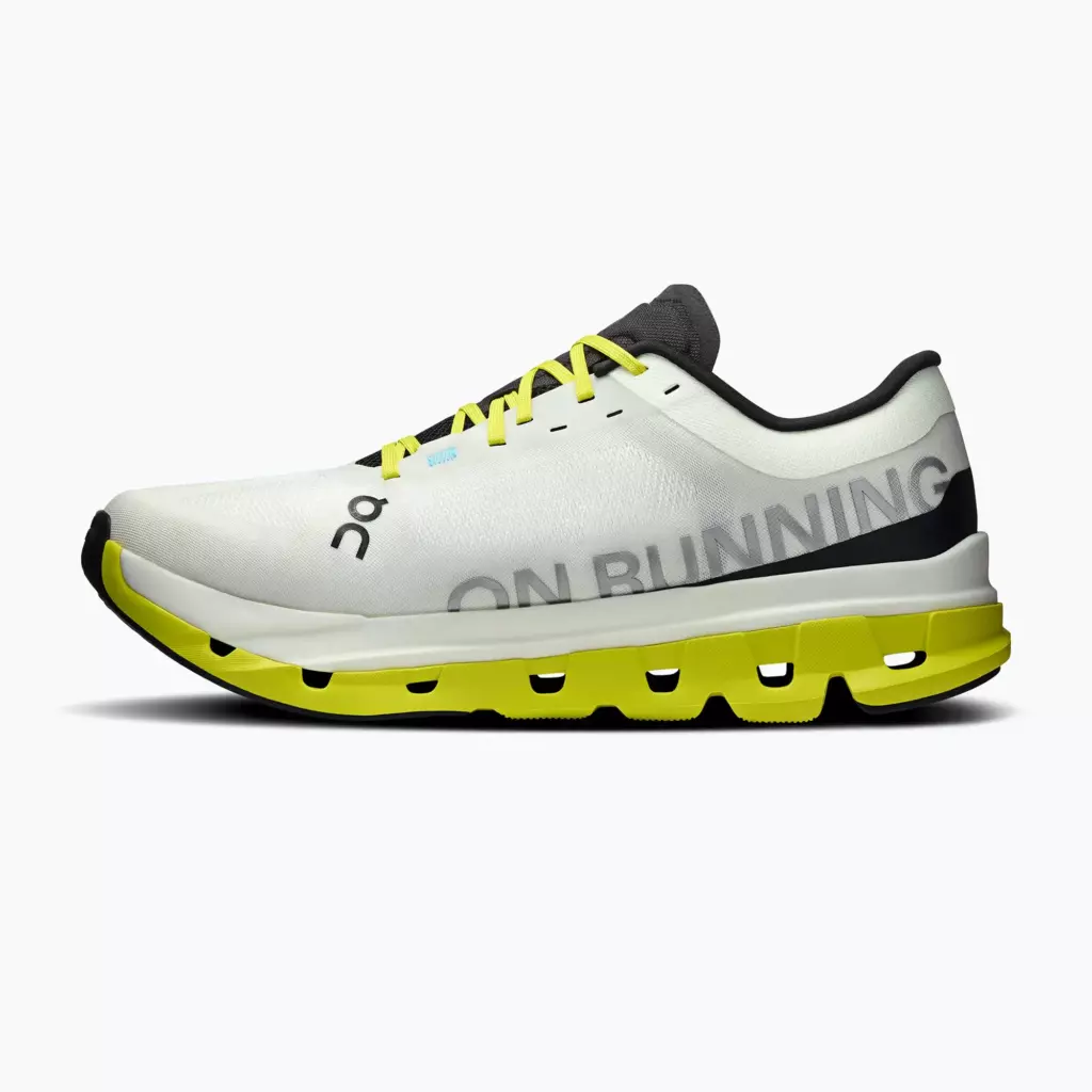 Кроссовки для бега On Cloudflow 5 white/lime