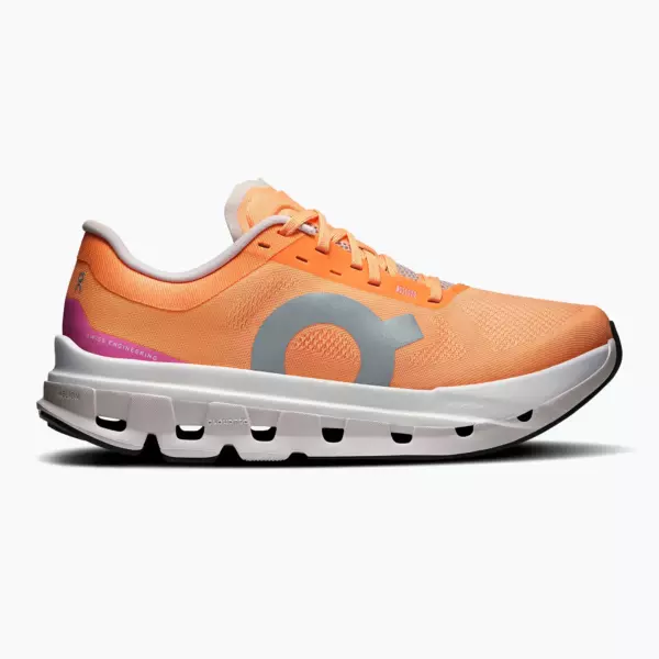 Женские Кроссовки для бега On Cloudflow 5 tangerine/silver