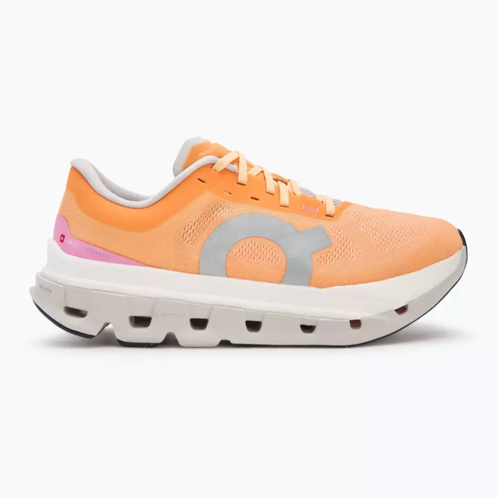 Женские Кроссовки для бега On Cloudflow 5 tangerine/silver