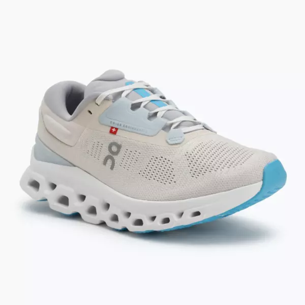 Женские Кроссовки для бега On Cloudstratus 3 cream/arctic