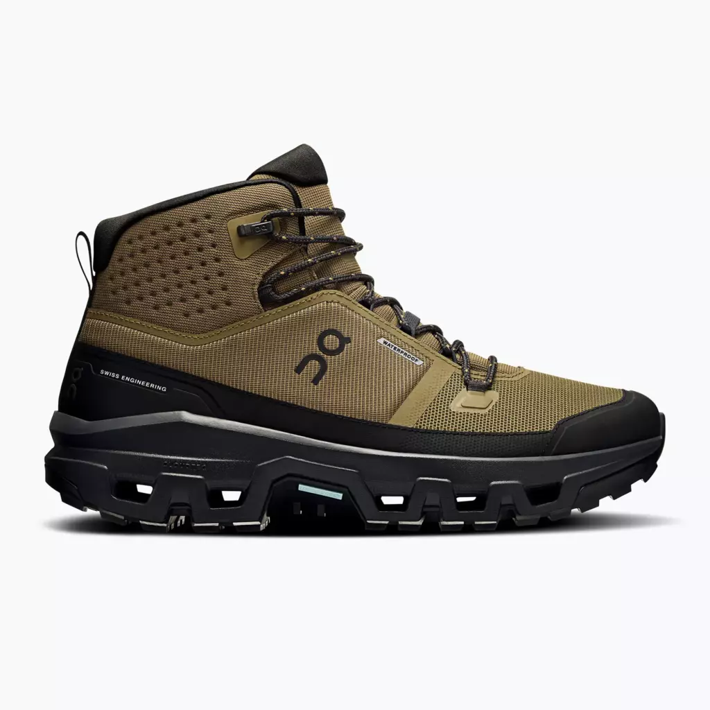 Ботинки On Cloudrock Mid Waterproof hunter/black