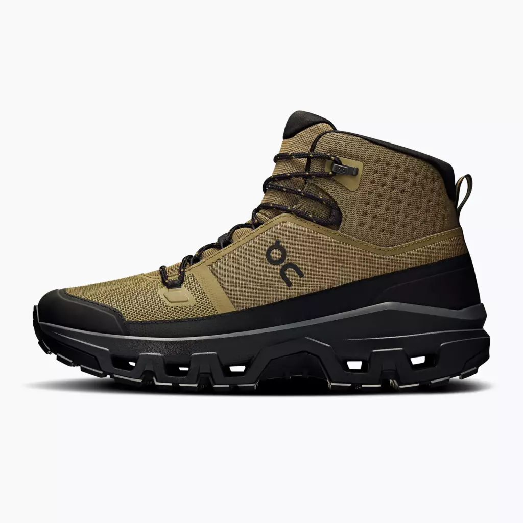 Ботинки On Cloudrock Mid Waterproof hunter/black