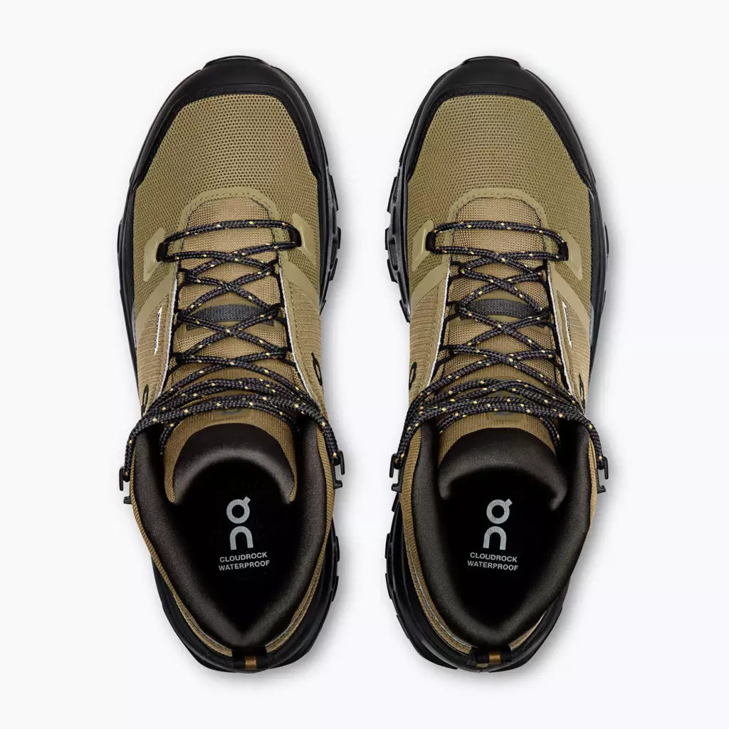 Ботинки On Cloudrock Mid Waterproof hunter/black