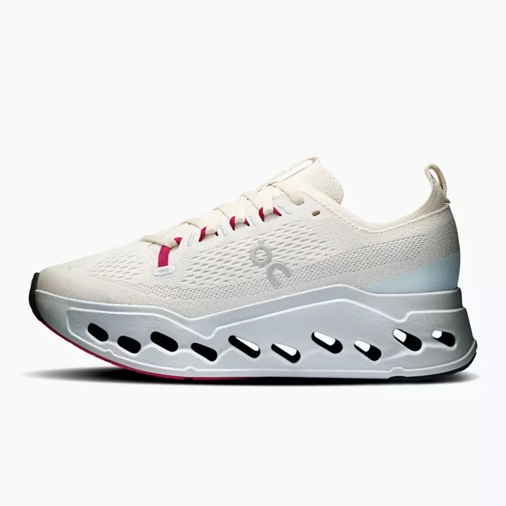 Женские Кроссовки для бега On Cloudsurfer Max ivory/arctic