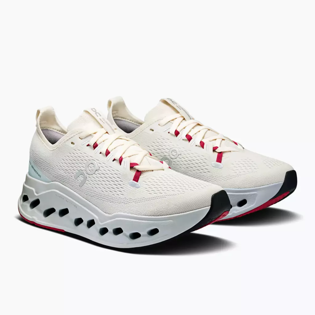 Женские Кроссовки для бега On Cloudsurfer Max ivory/arctic