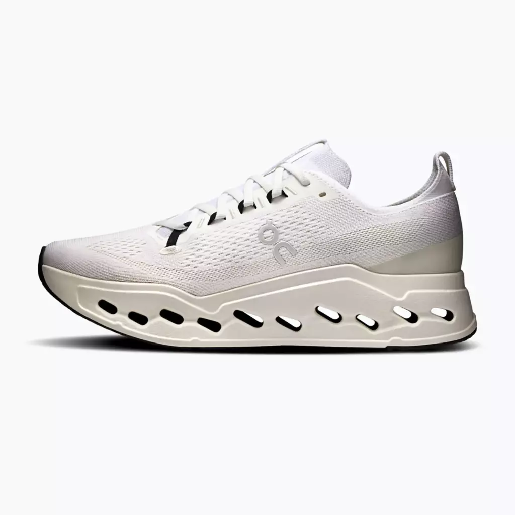 Кроссовки для бега On Cloudsurfer Max Wide white/white