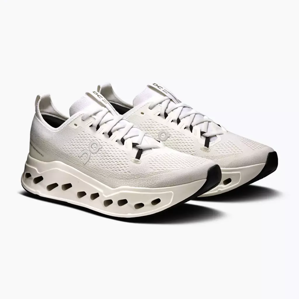 Кроссовки для бега On Cloudsurfer Max Wide white/white