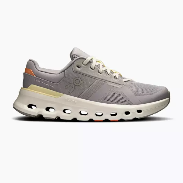 Женские Кроссовки для бега On Cloudrunner 2 lilac/ivory