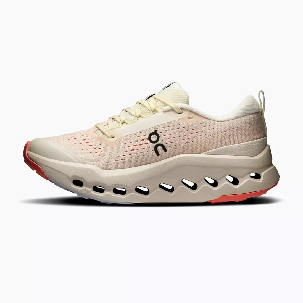 Женские Кроссовки для бега On Cloudsurfer Trail 2 ivory/salmon