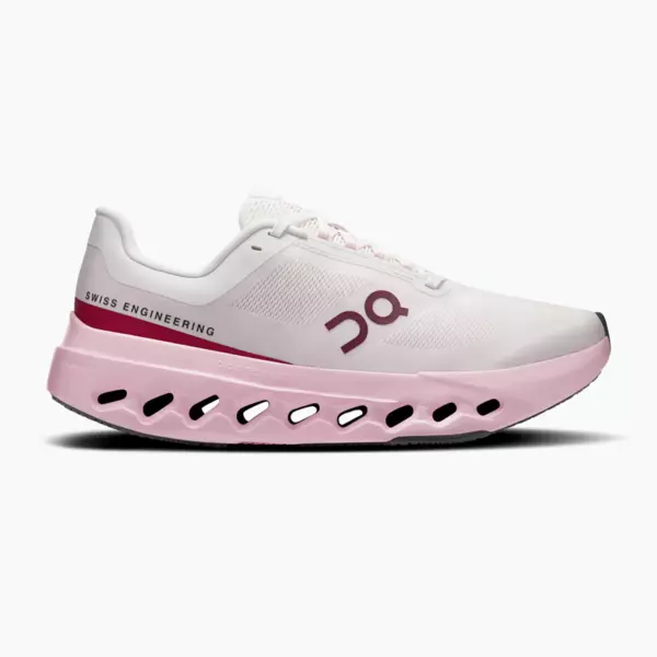 Женские Кроссовки для бега On Cloudsurfer Next peony/ivory
