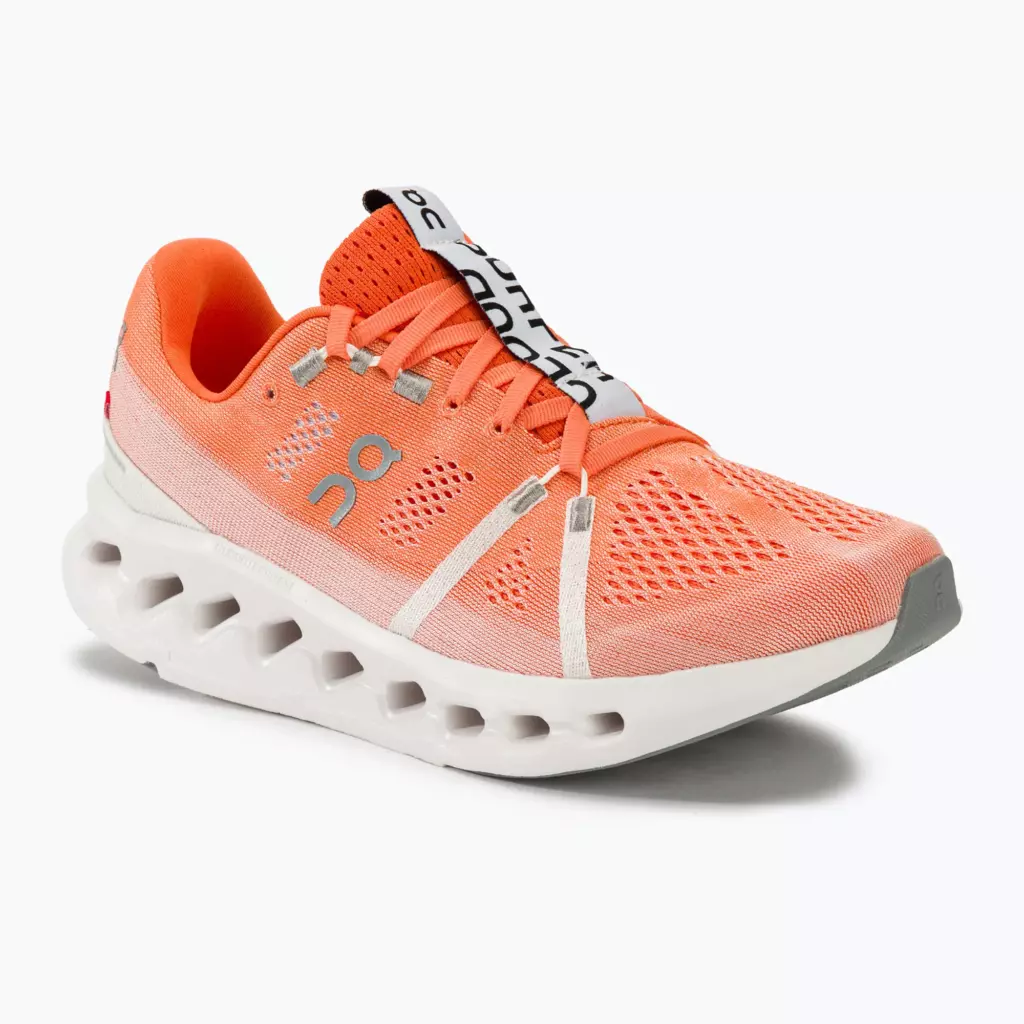 Кроссовки для бега On Cloudsurfer flame/white