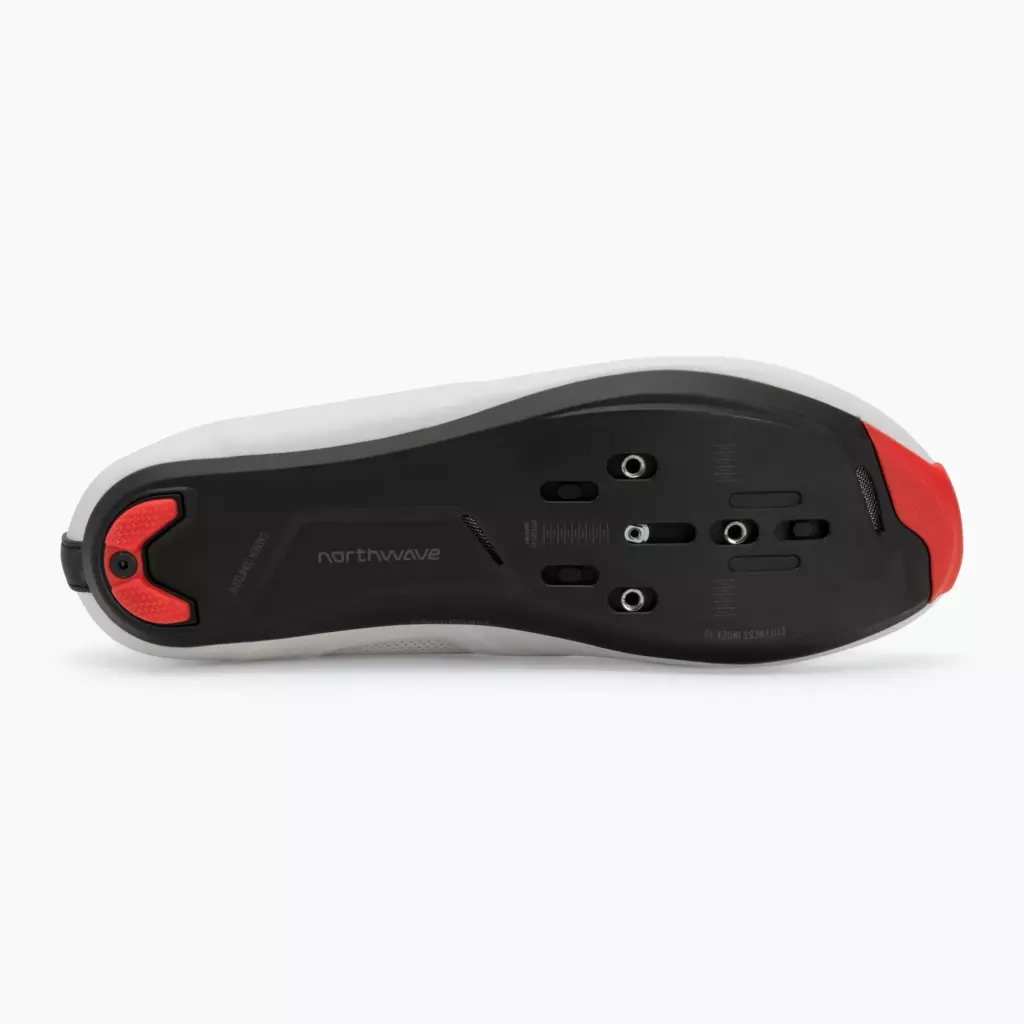 Мужские велосипедные ботинки Northwave Revolution white/red fluo