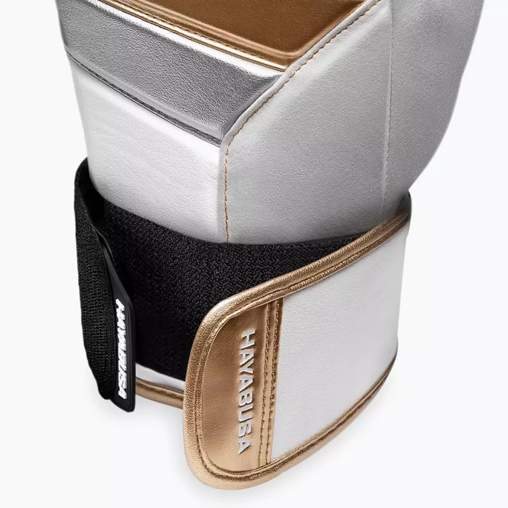 Боксёрские перчатки Hayabusa T3 white/gold