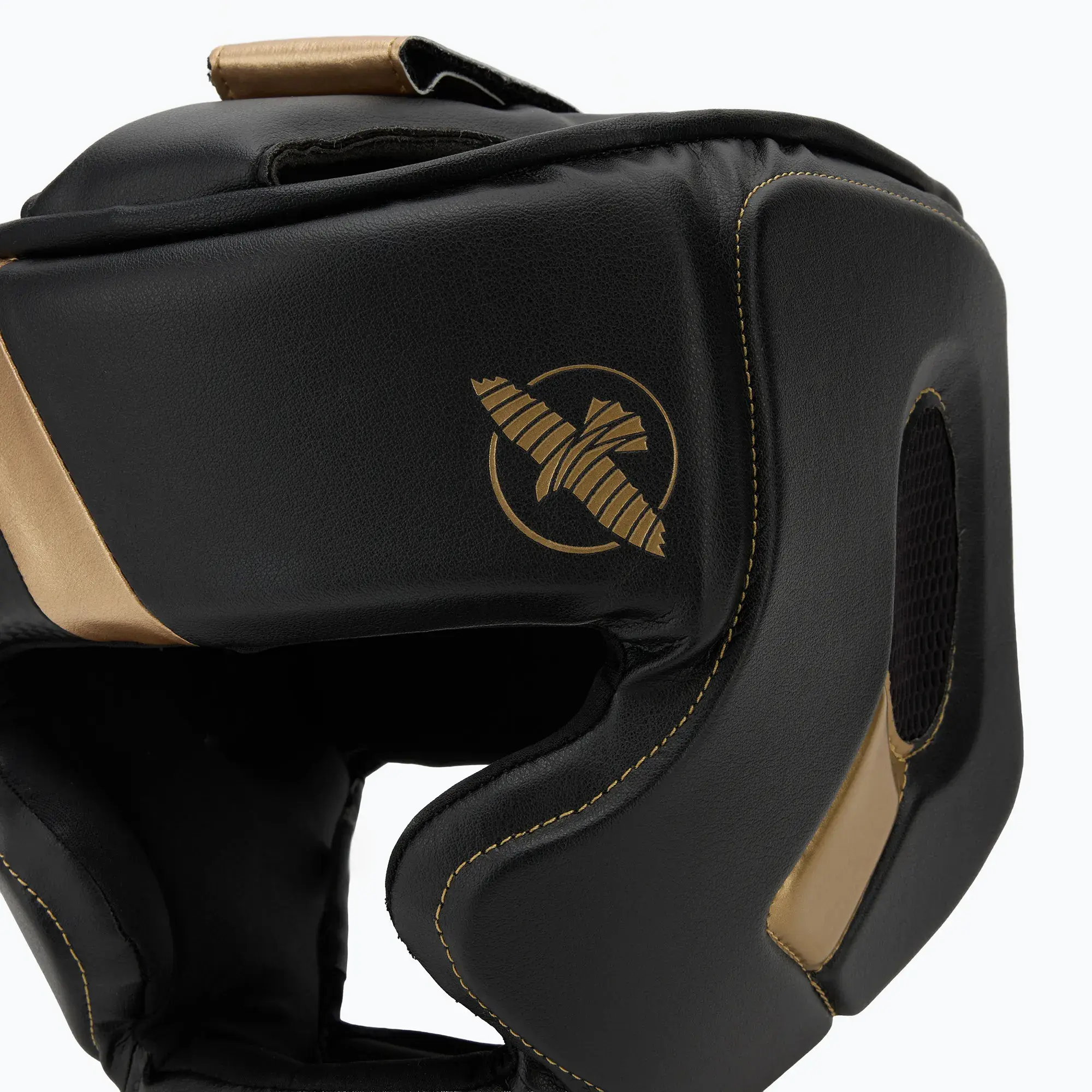Боксёрский шлем Hayabusa T3 Headgear black/gold