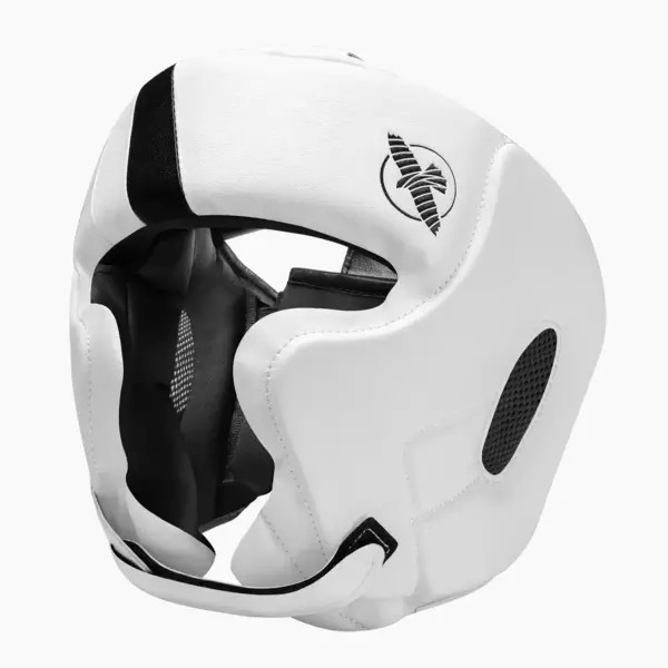 Боксёрский шлем Hayabusa T3 Headgear бело-чёрный